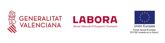 Logos Labora y Generalitat Valenciana